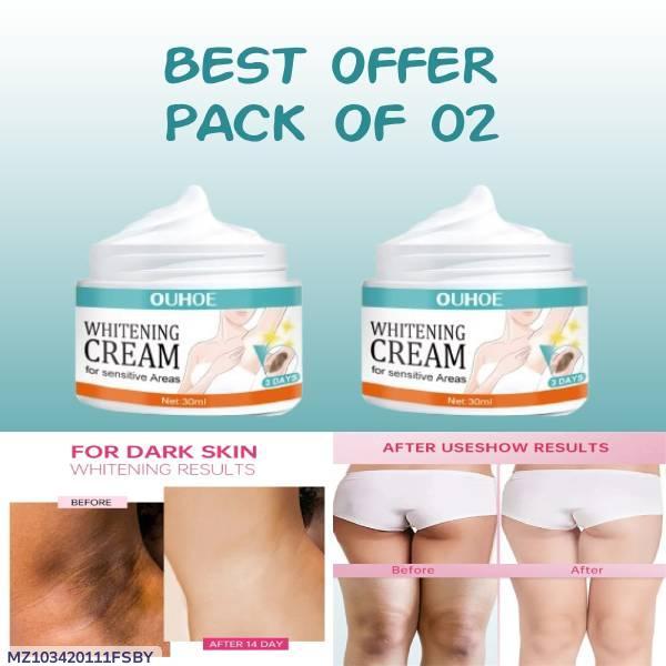 Whitening Cream for Sensitive Skin 30ml Pack of 2