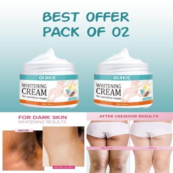 Whitening Cream for Sensitive Skin 30ml Pack of 2