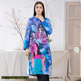 Swiss Lawn Printed Shirt Butterfly Floral Design