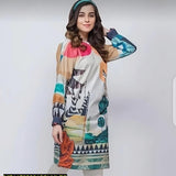 Swiss Lawn Printed Shirt for Women Summer Casual Wear