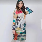 Swiss Lawn Printed Shirt for Women Summer Casual Wear