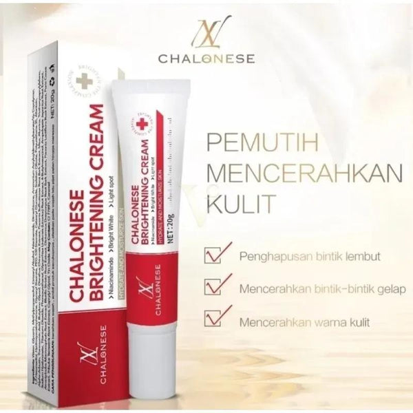 Chalonese Brightening Whitening Cream 20g All Skin Types