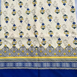 Women Unstitched Printed Suit Yellow Polo Cotton 2 Pcs