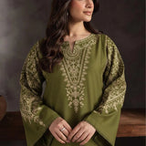 Green Lawn 2-Piece Women Suit with Embroidery for Weddings & Festivals