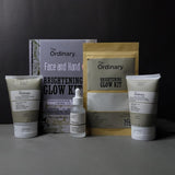 The Ordinary Brightening Glow Kit 4-Piece Serum Exfoliator Cream