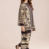Stylish Women's Stitched Printed Shirt And Trouser Set - 2 Pcs