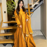 3 Pcs Women's Stitched Silk Lace Work Suit