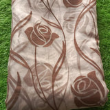 1 Pc Women's Unstitched 3-D Block Printed Shirt