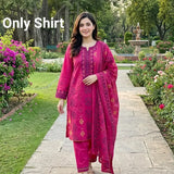 Embroidered Dhaga Shirt with Color Change Design
